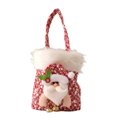 thumbnail image 1 of Fairnull Christmas Candy Gift Tote Bag Adorable Design Xmas Style Create Atmosphere Festive Drawstring Gift Bag, 1 of 9