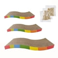 thumbnail image 1 of Paradis pour Chats à Gratter, Design Unique Textures à Gratter pour Chats d'Intérieur, Matériau Durable et Naturel, Tapis à Gratter Réversible avec Herbe à Chat Inclus pour Protection des Meubles, 1 of 5