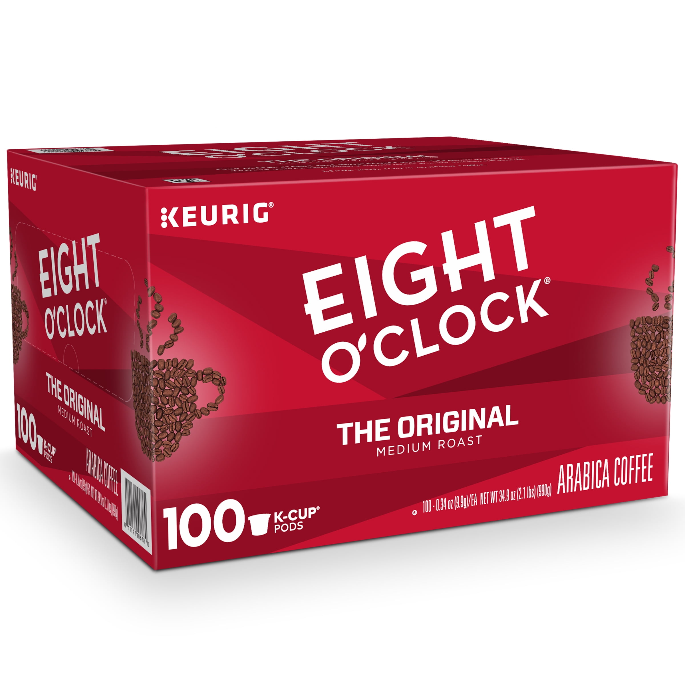 Eight O'Clock The Original Medium Roast K-Cup Coffee Pods, 100 Ct ...