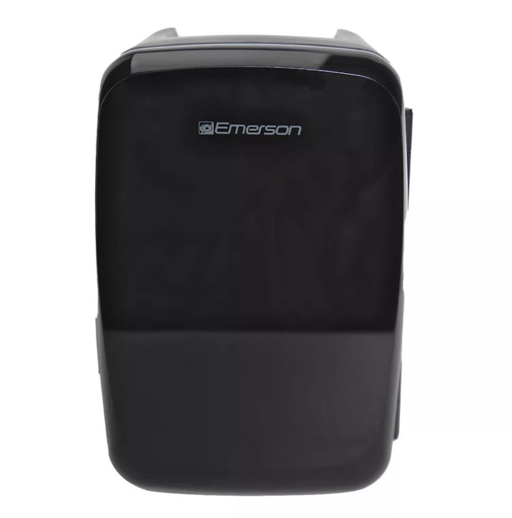 Restored Emerson Portable Mini Fridge Cooler Quiet w Secure Latch and Holds up to 6 Cans (Refurbished)