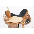 thumbnail image 4 of 14 In Western Horse Saddle American Leather Flex Trail Barrel Hilason, 4 of 7