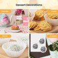 thumbnail image 6 of Durable White Mini Muffin Liners,Portable Mini Baking Liners,1000 Pack Disposable Cupcake Cups for Home,Indoor,Party,Weeding Use, 6 of 6