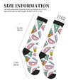 thumbnail image 2 of Compression Socks For Women And Men - Math Ruler Print Colorful Compression Socks Circulation For Workout, 2 of 2