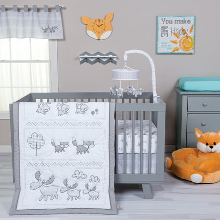 Trend Lab Aztec Forest 3 Piece Crib Bedding Set Walmart Com
