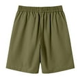 thumbnail image 5 of Mens Shorts - Men's Hiking Cargo Shorts Outdoor Summer Beach Shorts Gym Shorts Stretch Waist Athletic Gym Short Mens Gym Shorts with Pockets, 5 of 7