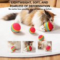 thumbnail image 4 of Interactive Cats Toys,5Pcs Rubber Bouncy Balls,3 Sizes for Cats Dogs Indoor Outdoor Play Interaction Excersise, 4 of 6