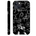 thumbnail image 1 of Daizag Funda Compatible Con Iphone 14 Plus Fit Funda A Prueba De Golpes Para Mujeres Niñas Vaquero Collage Caballo Vaca Cactus Negro, 1 of 5
