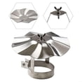 thumbnail image 3 of tamizeot Capuchon de Pluie Rond en ABS pour Ventilateur de Cheminée, Évacuation de Fumée, Réparation avec Vis, Cheminées de Poêle à Bois, Cheminée 60 mm, 3 of 6