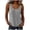 Black, variant on Womens Cotton Linen Striped Tank Tops- Casual Summer Relaxed Fit U Neck Lightweight Sleeveless Tops Red Size XL
