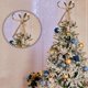 thumbnail image 1 of Christmas Tree Toppers Metal Vintage Bow Decoration Party Ambiance Decoration Props, 1 of 9