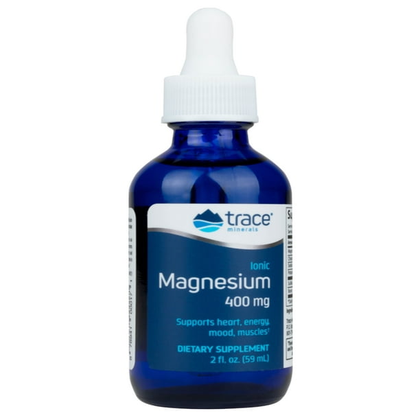 Trace Minerals Liquid Ionic Magnesium 400 mg Supports Normal Blood