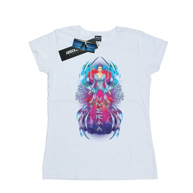 DC Comics T-Shirt Femme en Coton avec Aquaman Mera