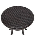 thumbnail image 3 of Crosley Palm Harbor Outdoor Wicker Round Side Table, 3 of 6