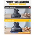 thumbnail image 4 of Tapis Résistants à la Chaleur pour Friteuse à Air Chaud Ninja Crispi en Verre / Coussinets Réutilisables Ignifuges Résistants à la Chaleur / Protecteur Antidérapant pour Comptoir de Cuisine / Compatible avec FN101GY/FN101SG/FN101ST, Bleu 10 Pcs, 4 of 7