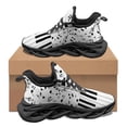 thumbnail image 1 of White Piano Note Pattern Ladies Autumn Winter Round Toe Vulcanized Shoes Brand Design Woman Comfortable Lace Up Soft Sneakers, 1 of 5