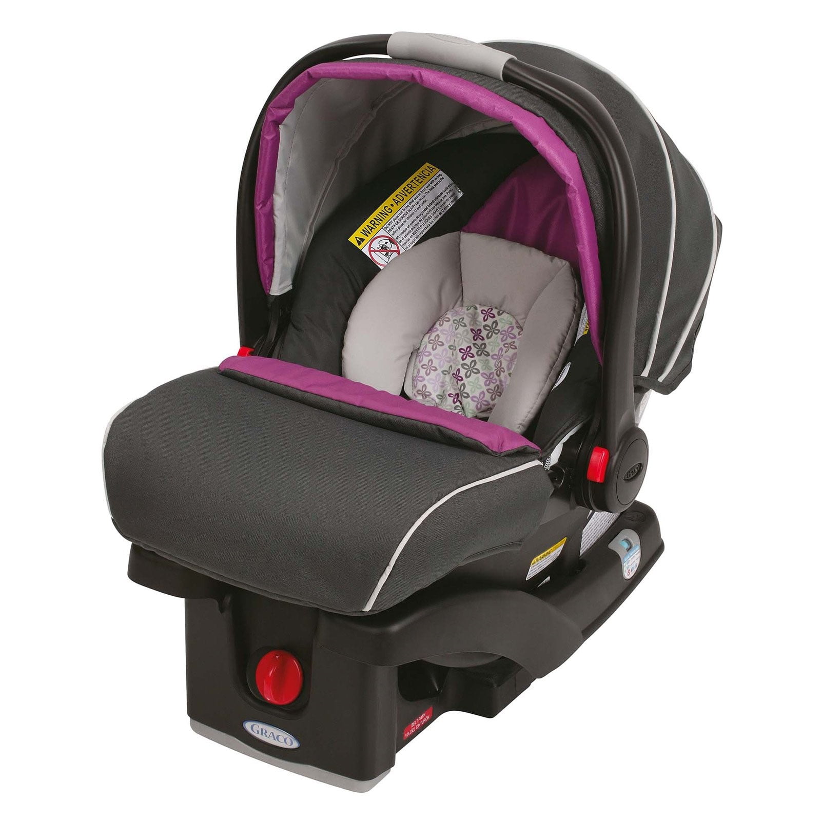 graco purple stroller and carseat