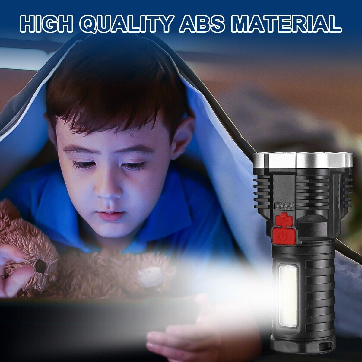 Super Bright 999000000 LM LED Torch Tactical Flashlight Lantern Rechargeable US