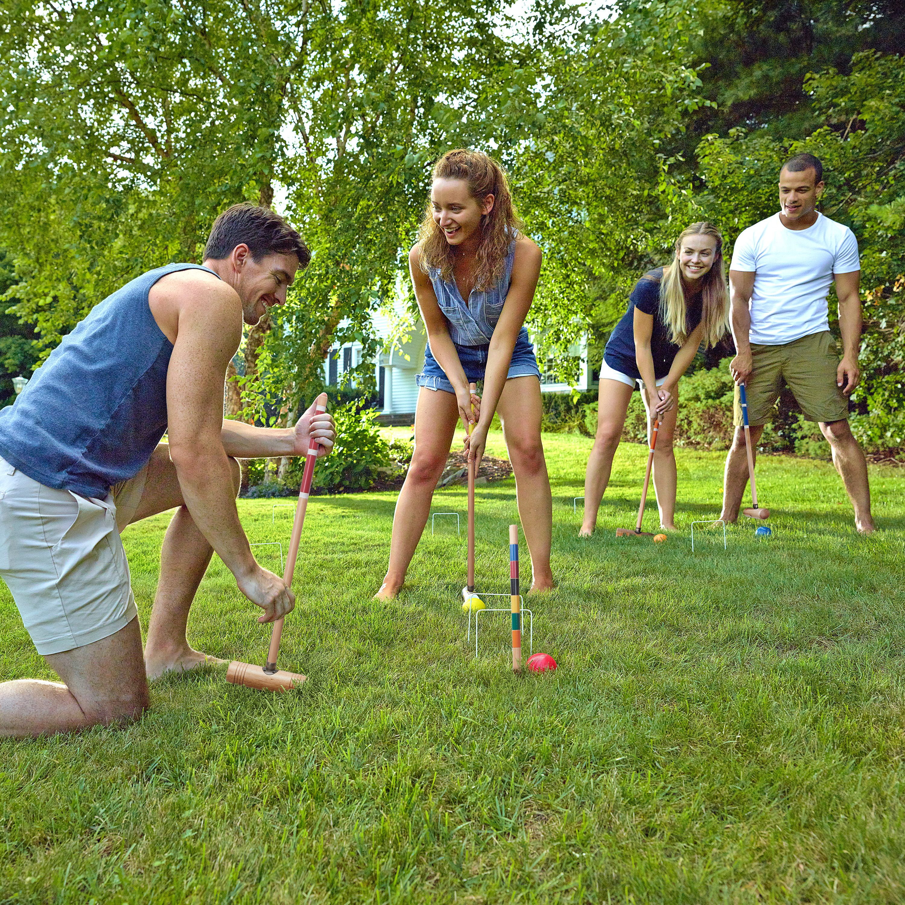 Franklin Sports Croquet Set - Professional Set - 6 Players