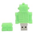 thumbnail image 1 of Unidades de memoria USB, disco U de dibujos animados, memoria USB verde, disco U de dibujos animados, rendimiento inigualable, 1 of 9
