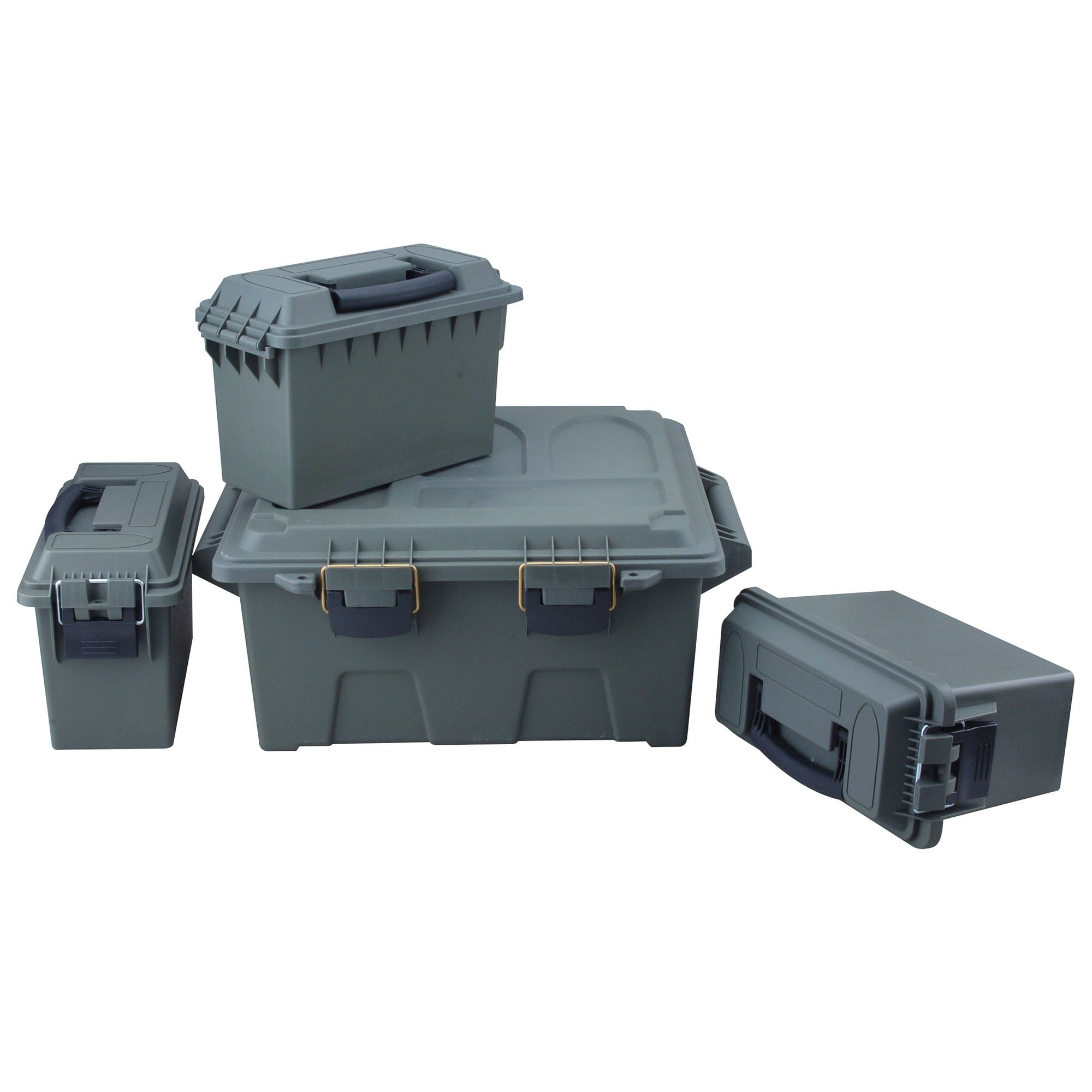 High Desert 4 Pack Ammo Box Dry Storage Utility Box polypropylene construction