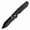 Black, variant on Kansept Superhawk Folding Pocket Knife 3.89''CPM S35VN Blade,Titanium and Micarta Handle,K1084B1