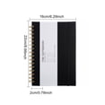 thumbnail image 3 of Lined Journal Notebook Hardcover With Elastic Closure Inner Pocket 200 Pages Thick Paper For Writing Note Taking Daily Planning Office School Use Elegant Durable Professional Design, 3 of 8