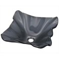thumbnail image 1 of Polaris 612 Black Frosted Glass Vessel Sink, 1 of 1