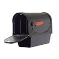 thumbnail image 6 of Outdoor Letter Holder Floral Curbside Mailbox with Newspaper Tube and Albion Mailbox Post, 6 of 7