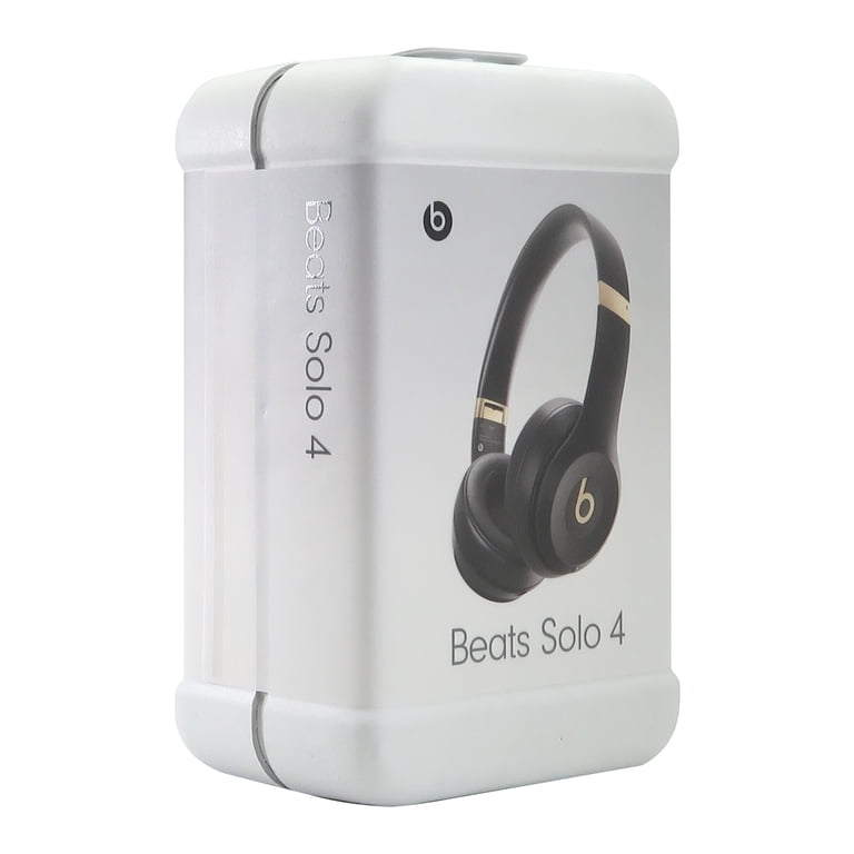 Beats_Solo 4 Wireless On-Ear Headphones (Black & Gold) - Walmart.com