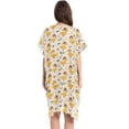 thumbnail image 2 of Beach Vacation Clothes Kimono Cardigan Loose Swimsuit Cover Up for Women Cute Ducks with Hat L, 2 of 6