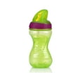 Nuby 2 Pack 10 Ounce FlipIt Straw Cup, Colors May Vary