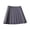 Grey, variant on Girls High Waisted Pleated Skirt Plain A-line Mini Skirt for Kids Skater Tennis School Uniform Skirts with Lining Shorts Teens Girl Preppy Clothes