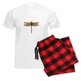 thumbnail image 6 of CafePress - Dragonfly Vintage Pajamas - Men's Light Loose Fit Cotton Pajama Set, 6 of 7