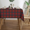 thumbnail image 3 of Rectangle Table Cloth, Clan Donnachaidh Robertson Scottish Tartan Plaid Resistant Washable Tablecloth Decorative Table Cover for Dining, Indoor and Outdoor, 3 of 6