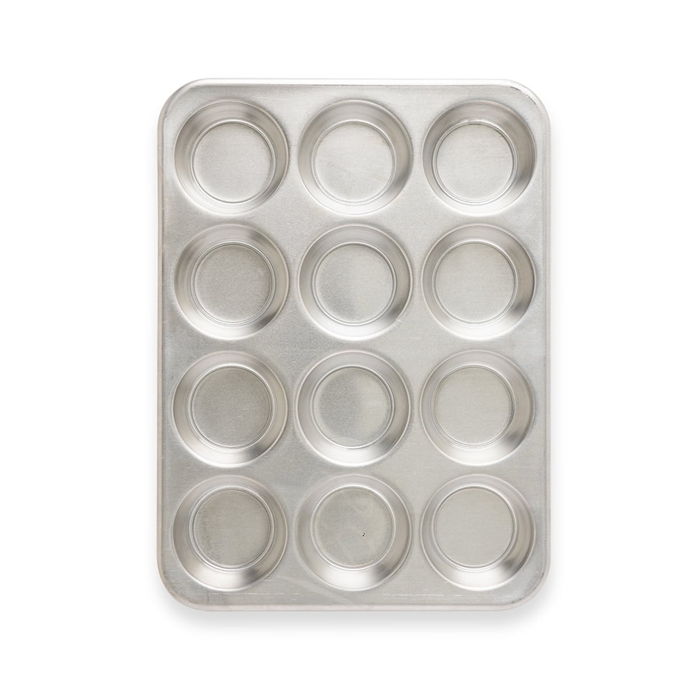 Nordic Ware Naturals 12 Lifetime Warranty 2.5 Cup Cavity Muffin Pan 