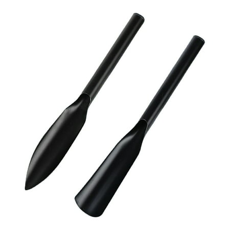 Forged Manganese Steel Garden Shovel Pointed and Flat Trowel Set for Heavy Duty Digging and Aeration