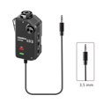 thumbnail image 2 of Adaptador de audio CoMica LinkFlex AD2 XLR /6.35mm-3.5mm Amplificador de preamplificador de micrófono Adaptador de audio Universal para cámara Smartphone Interfaz de guitarra Comica Adaptador de audio, 2 of 7