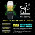 thumbnail image 6 of Alla Lighting Mini T25 3156 3157 LED Bulbs Xtreme Super Bright 2525 20W SMD, Turn Signal Lights Replacement P27/7W 3457NA 4157NA 3157A 3757NAK 3156NA 3157A 3057A 3057NA Amber Yellow, 6 of 8