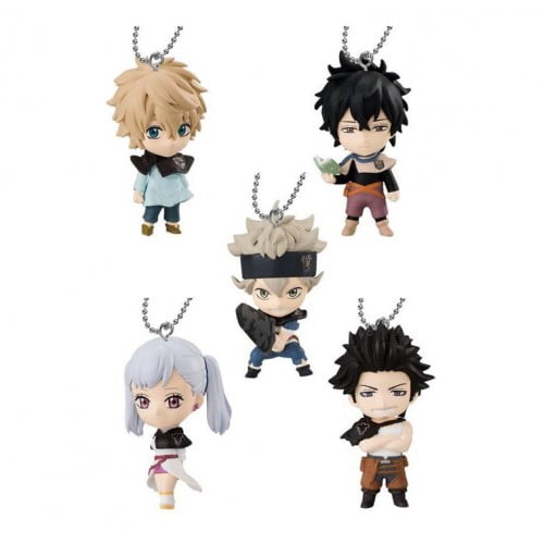 Black Clover Bandai Black Clover Figure Mascot Keychain Set Of 5 Walmart Com Walmart Com
