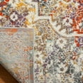 thumbnail image 2 of SAFAVIEH Madison Zachary Vintage Traditional Area Rug, Light Grey/Light Blue, 6'7" Round, 2 of 5