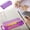 Purple, variant on PATLOLLAV Pencil Box with Clear Cover,Large Capacity Pencil Case,Plastic Pencil Case Boxes,Clear Crayon Box,Hard Pencil Case,Supply Boxes for Office Supplies