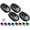 4pcs, variant on Solar Car Roof RGB Strobe Light with Remote Control, Smart Sensing Marker Light, Wireless LED Strobe Lights with Remote Control, for Motorcycle, Vehicle, Truck Use, Night Driving