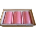 thumbnail image 3 of NeoMart - Dripless Unscented Pillar Candles, Set of 3 Hand Poured Solid Color Non-Scented Candles for Home Decor, Premium Wax, 60 Hr Burn Time - 3x4 Inch, Pink, 3 of 13