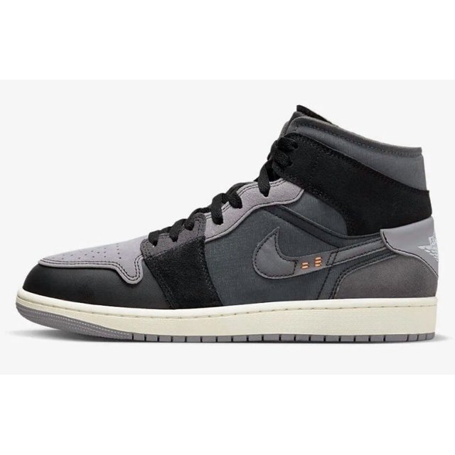 A i r-Jor-dan 1 Mid Inside Out Black/Grey, Men’s Size 7.5