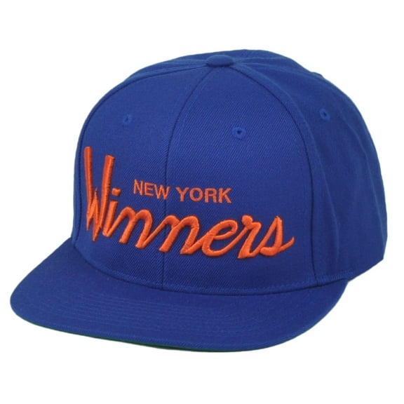 RWTW Logo Roll With The Winner New York Blue Orange Snapback Hat Cap Wining NY