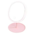 thumbnail image 1 of Makeup Mirror with Lamp Replenish Light Rechargeable Dormitory Desktop Mirror, 1 of 8