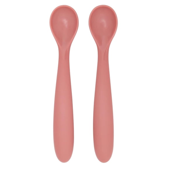 Cuchara de Silicona Dollop Azul para Bebé