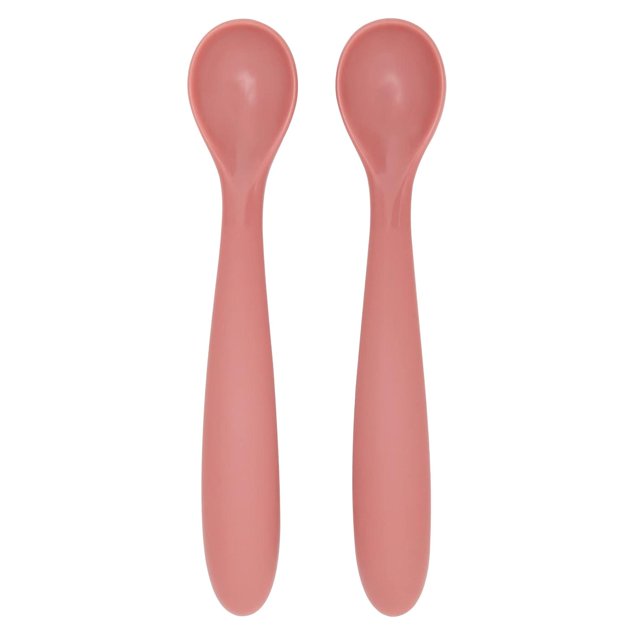 Cuchara de Silicona Dollop Azul para Bebé