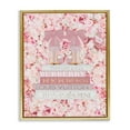 thumbnail image 5 of Stupell Industries Pink Fashion Heals with Glam Books and Rose Details Metallic Gold Framed Floating Canvas Wall Art, 16x20, by Amanda Greenwood, 5 of 5