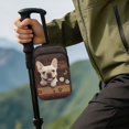 thumbnail image 4 of COEQINE Forearm Crutch Bag for Seniors Men Women Boston Terrior Paw Brown Walking Cane Attachment, Organizer Pouch, 2 Pockets, Lightweight, for Walking Cane & Elbow Crutches, 4 of 7